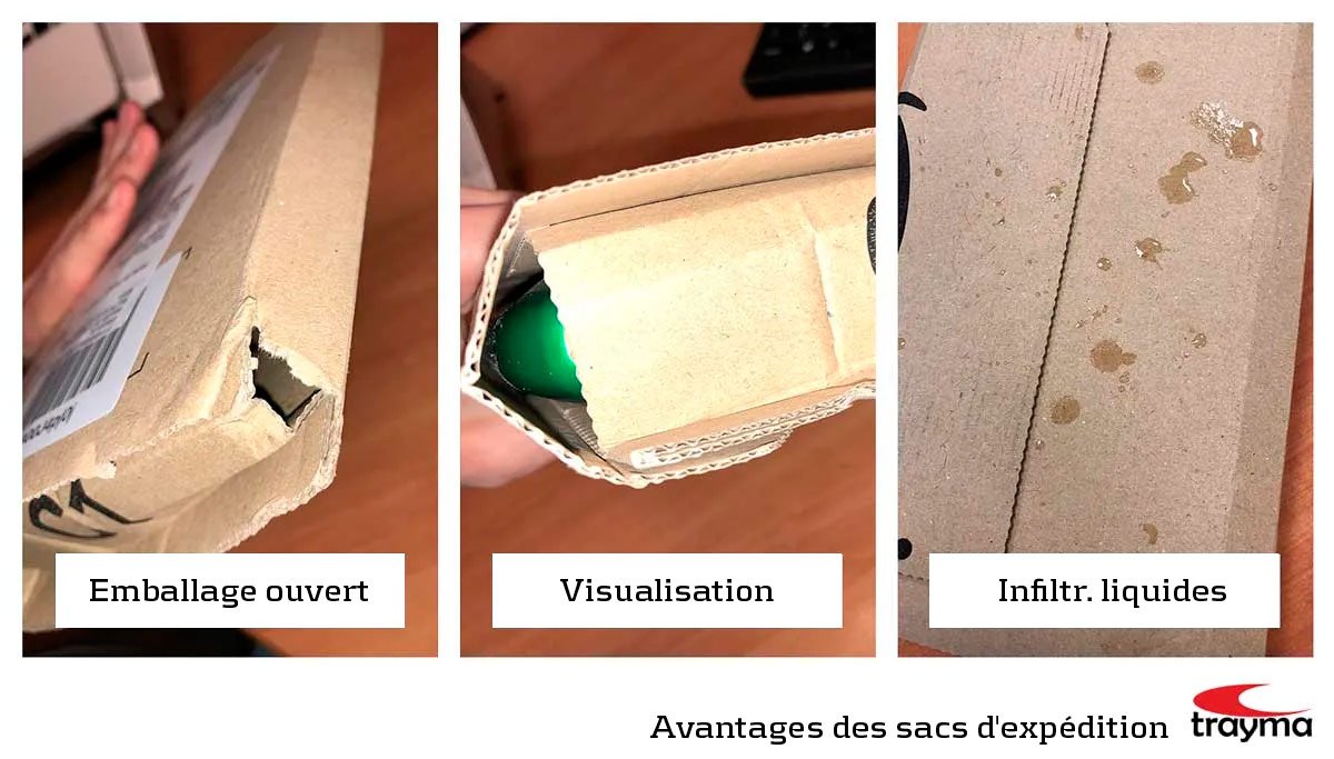 Avantages des sacs d'expédition