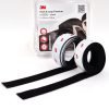 3M Hook & Loop SJ352B Negro - Blister Short Roll 2 x 25 mm x 1.25 m