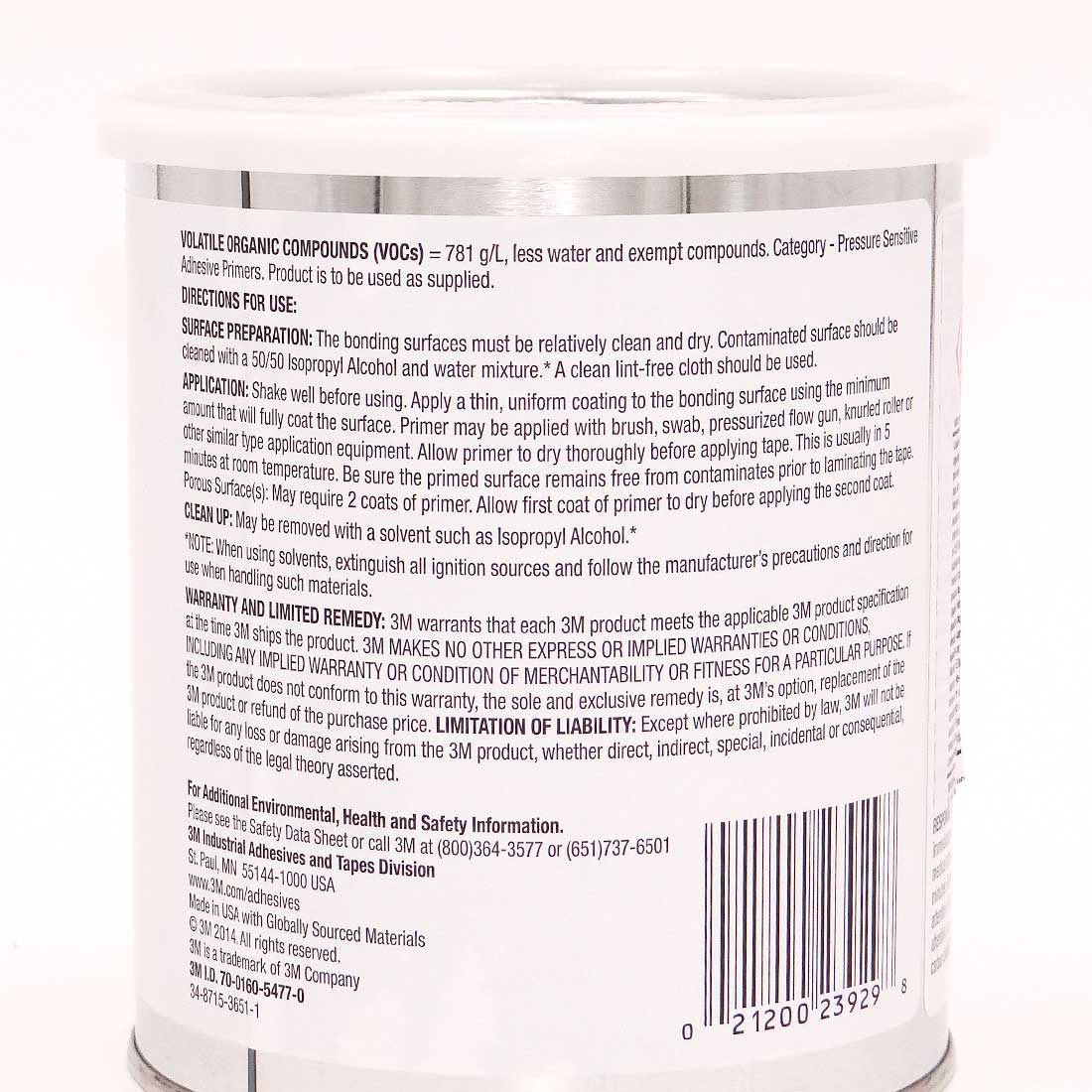 3M PRIMER 94 - Bote 236,5 ml - Imprimación para cintas adhesivas 3M sobre distintas superficies