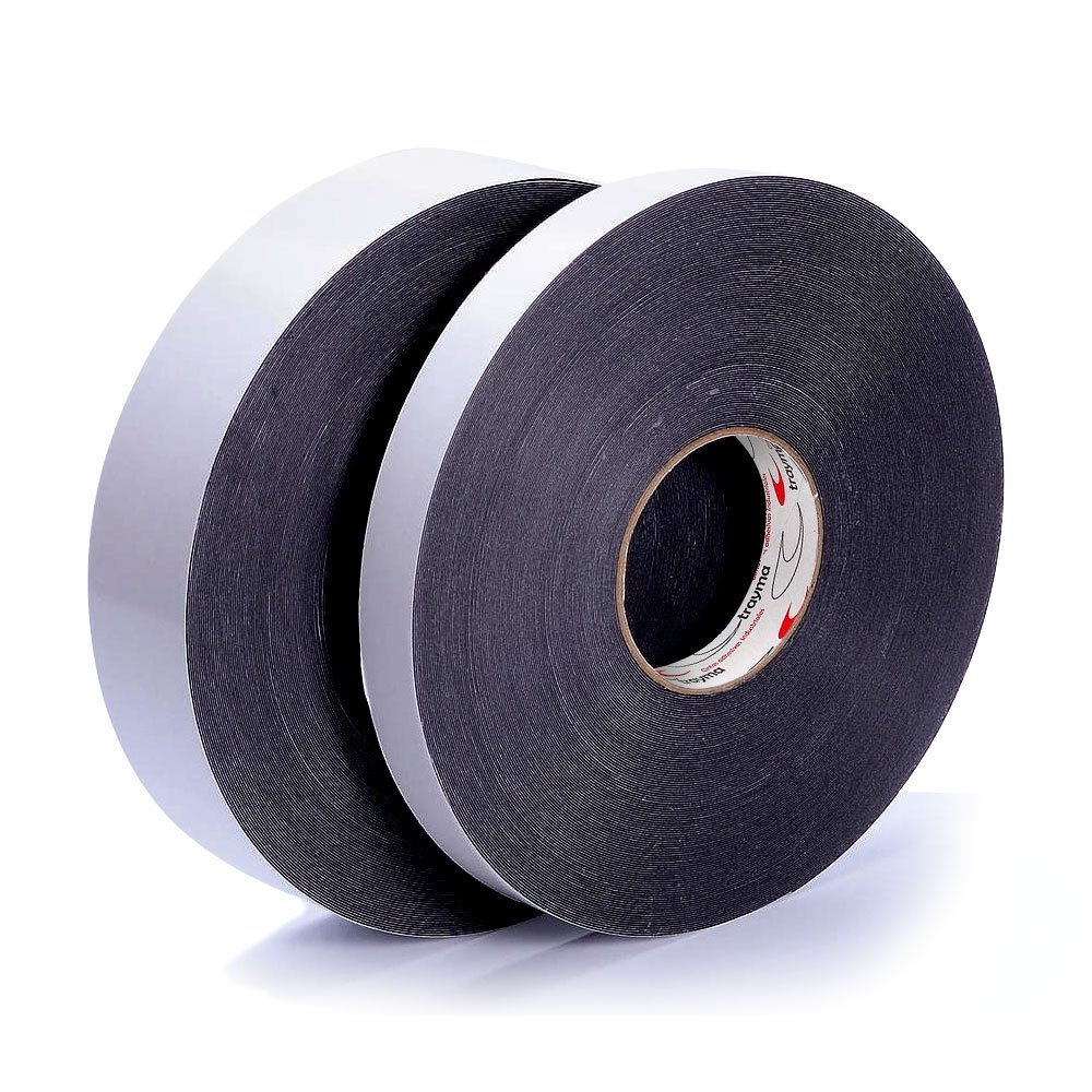 TYM 2661 VP1 / P Cinta adhesiva de doble cara de espuma de polietileno negra células cerradas, espesor 0,5 mm