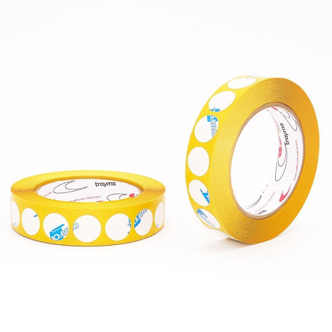 TYM 81348 TM Círculos adhesivos troquelados doble cara de papel tisú, ø 19 mm