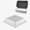 TYM TF33 TOP FIX - Tope Adhesivo de Protección Cuadrado Transparente 25 mm x 4,6 mm de altura