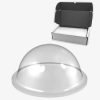 TYM TF28 TOP FIX - Tope Adhesivo de Protección Hemiesférico Transparente 16 mm de diámetro x 7,9 mm de altura