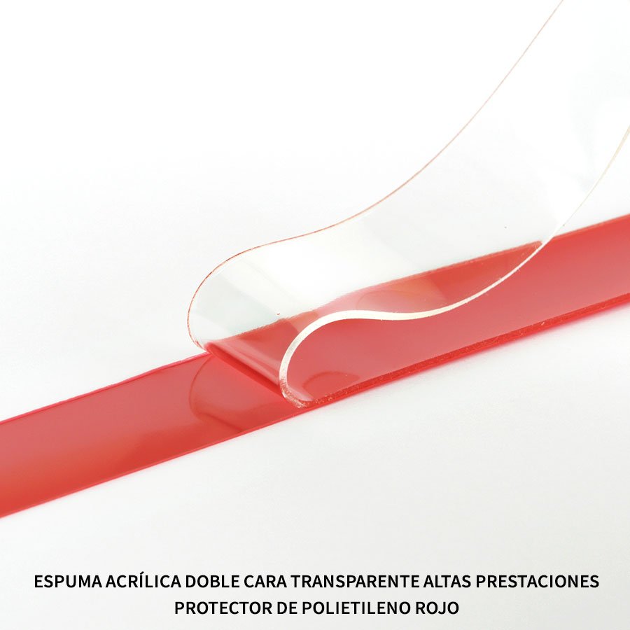 TYM 2754 VP1 Cinta adhesiva de espuma acrílica transparente VHA 1.5 mm espesor