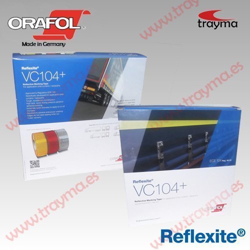 ORALITE® VC 104+ LONAS Cinta adhesiva reflectante para TOLDOS de camiones y REMOLQUES