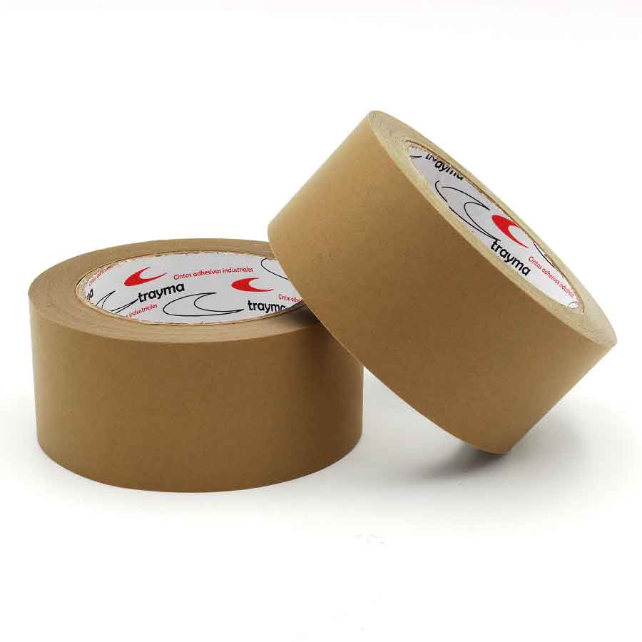 TYM 1121 Cinta adhesiva de papel Kraft 50 mm x 50 m para embalaje
