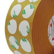 TYM 82406 Círculos adhesivos troquelados doble cara de PVC pegado EXTRA