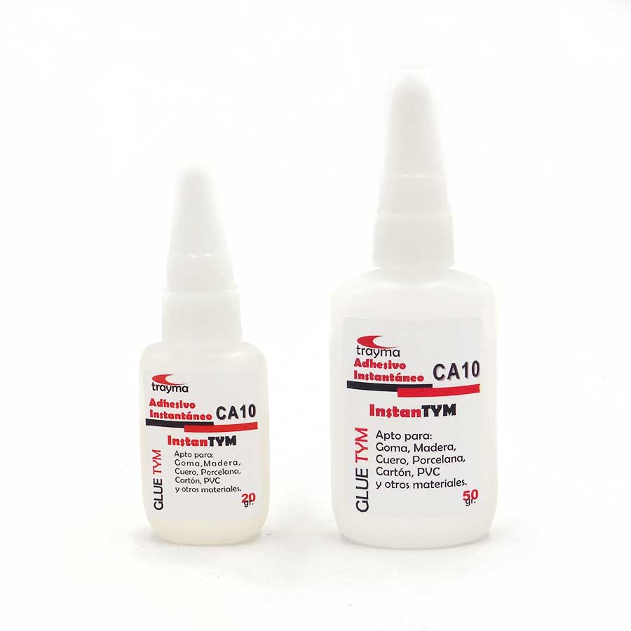 TYM CA10 - 20 GRS Adhesivo Cianoacrilato Glue Tym Instantáneo - UNIVERSAL - 20 grs