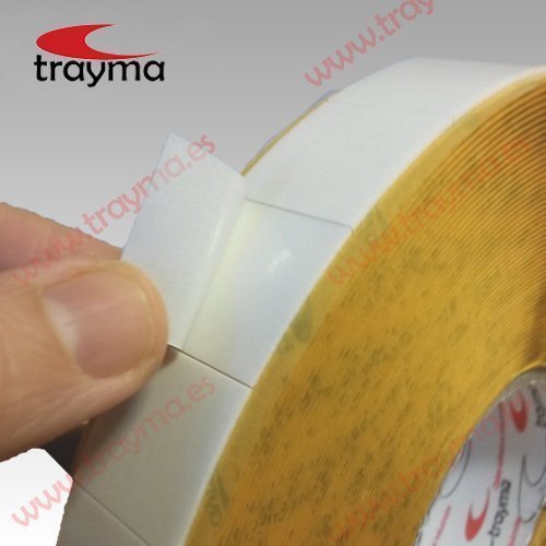 TYM 82659 Tacos adhesivos troquelados de espuma doble cara REMOVIBLE en 1,2 mm