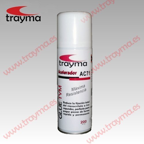 TYM AC71 - 200 ML Acelerador de Cianoacrilato Glue Tym 200 ml