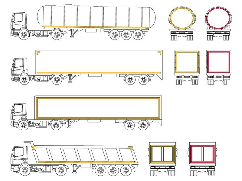 comment marquer un camion?