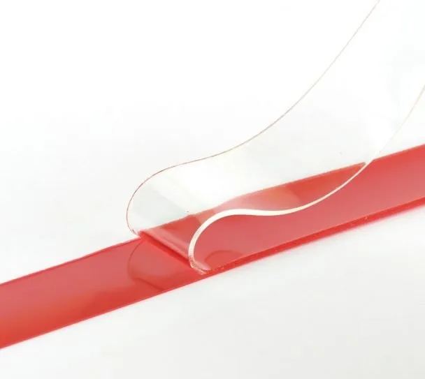 mousse acriylique transparent double face